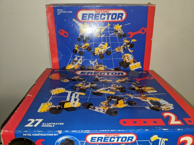 meccano metal construction set