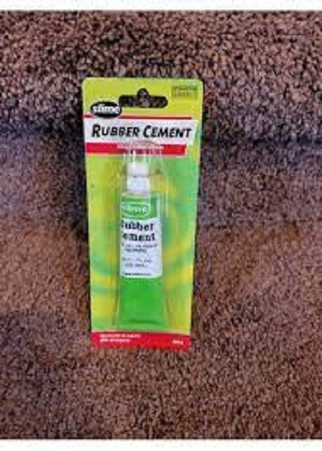 Slime Rubber Cement - 1 Oz 2-Pack With Brush For Tire Repair