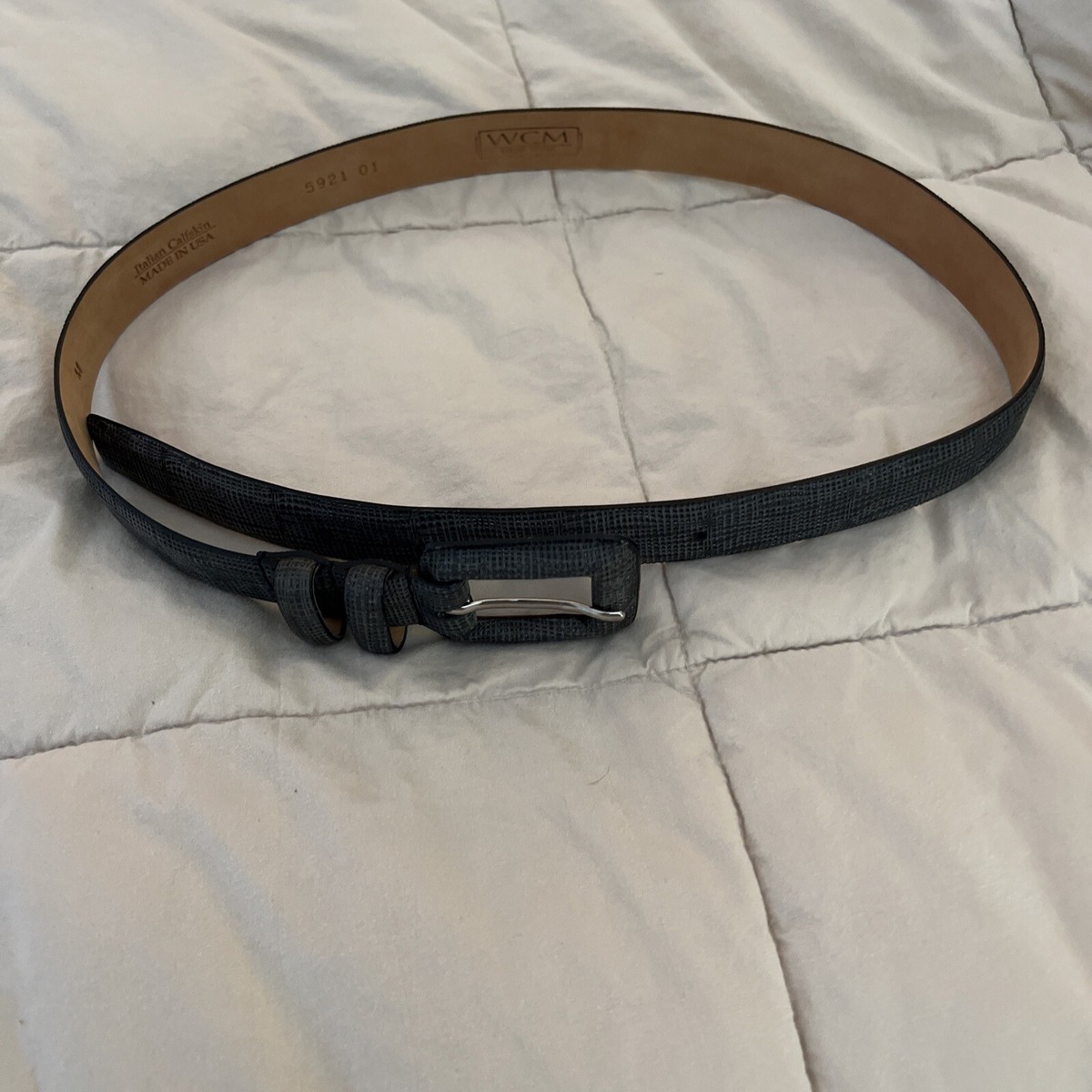 {WCM New York} Italian Calfskin Belt WCM New York Genuine Italian Calfskin Leather | Mercari main image 3