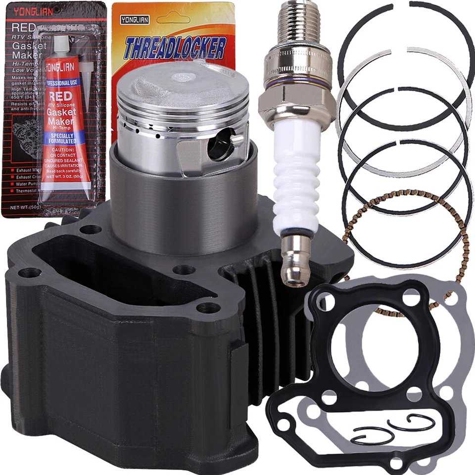 80cc MOTO-4 Engine Piston Cylinder Top End Kit for Yamaha Badger Raptor 80 YFM - Image 3 of 4