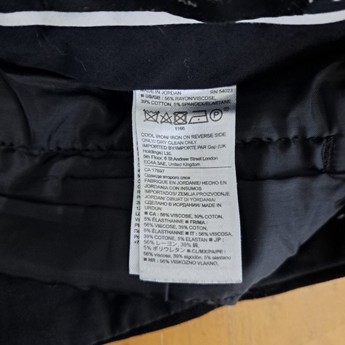 Banana Republic Pants Size 4 Sloan Stretch Chino Slim Fit Straight Black - Picture 9 of 13