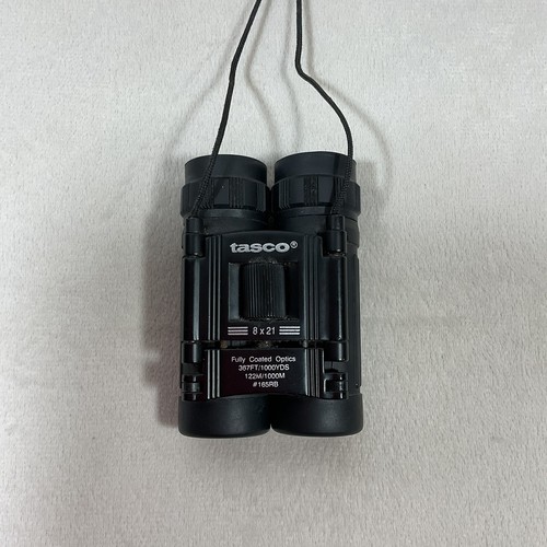Tasco Binoculars Fully Coated Optics 8x21 Model 165RB 367FT/1000YDS 122M/1000M
