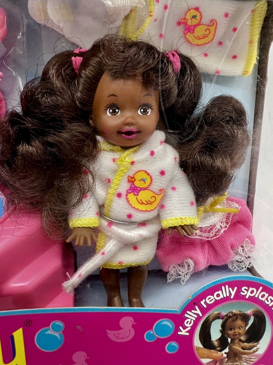 BNIB 1990's BARBIE KELLY DOLLS BATHTIME FUN & PRINCESS KELLY