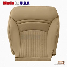 1997-2004 Chevy Corvette SPORT DRIVER Bottom Perforated Leather Cover Light Oak