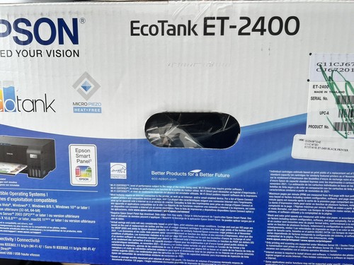Impresora todo en uno Epson EcoTank ET-2400 escaneo WiFi móvil nueva caja abierta - Imagen 2 de 15