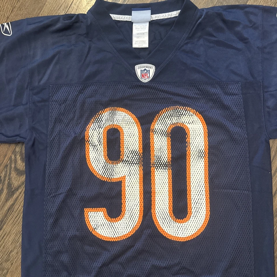 Camiseta deportiva pequeña de los Chicago Bears Julius Peppers para hombre azul Reebok  Foto 4 de 4
