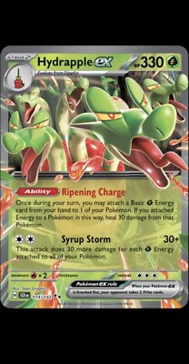 HYDRAPPLE ex 14/142 STELLAR CROWN POKEMON- DOUBLE RARE - HOLO | eBay