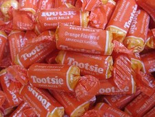 TOOTSIE ROLL Fruit Chews BULK Candy -  1/2 POUND BAG   ORANGE FLAVOR 