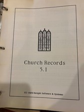 UNUSED VINTAGE SOFTWARE. CHURCH RECORDS 5.1. USER DEMO. ACCPAC PLUS GL INTERFACE