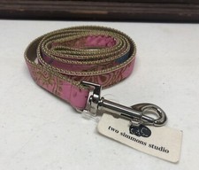 TWO SIMMONS STUDIO-PINK TATTOO-4'LONG DOG LEASH-NEW, STORE DISPLAYED ONLY