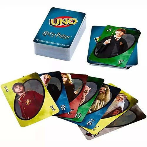 Uno Harry Potter Card Game - Magical Family Fun with Hogwarts Theme - Fast Ship - Picture 3 of 3
