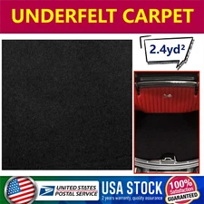 Car/RV Under-felt Carpet Trunk Liner /Interior Upholstery Replacement 40''X80''