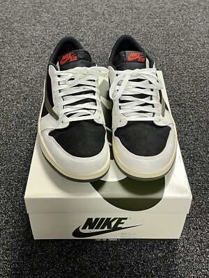 N*Y様 GW特別SALE Travis Scott x Nike ミディアムオ Travis Scott Nike WMNS Air Jordan 1 Low OG Medium Olive DZ4137-106