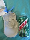 1989 Hill Design SNOWMAN w Broom  Brown Bag Cookie & Craft Mold Clay Stoneware   — photo 5