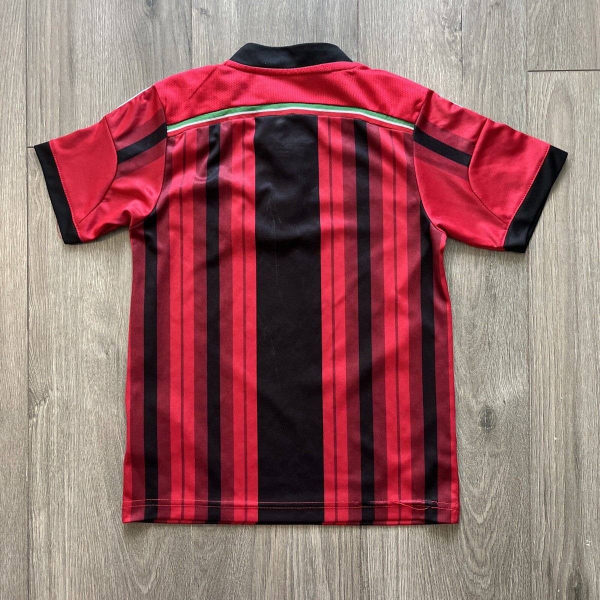 Adidas AC Milan Fly Emirates Jersey Youth Sz 22 Red Black