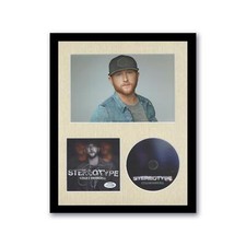 Cole Swindell "Stereotype" AUTOGRAPH Signed Photo Framed 11x14 CD Display F ACOA