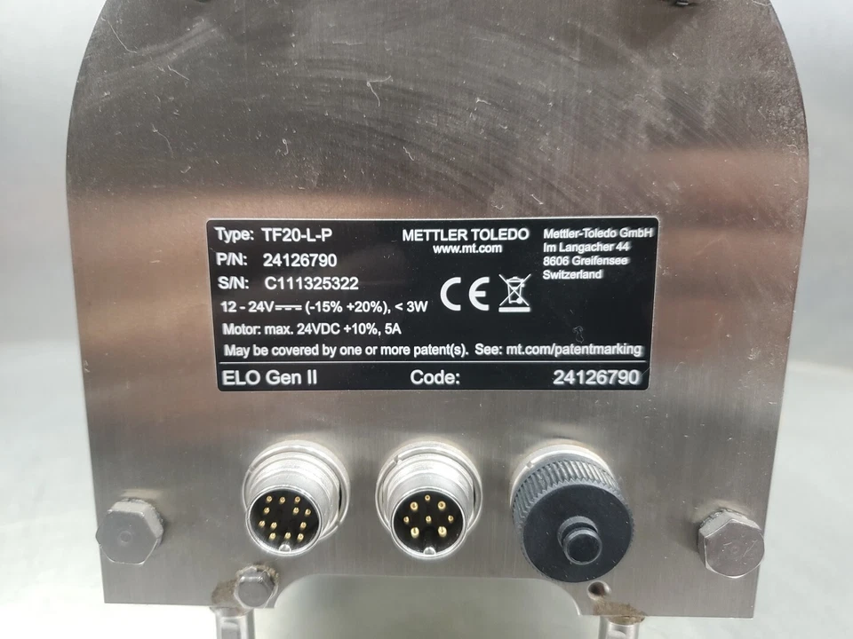 Элемент нагрузки METTLER TOLEDO TF20-L-P (24126790), 12-24 В постоянного тока, 5 А, 3 Вт.             5B-7 - Изображение 2 из 4