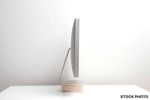 Z-Plan Fabrication The LAST STAND for Apple Displays – Handmade Wood 4 ⅜" Riser - Picture 10 of 13