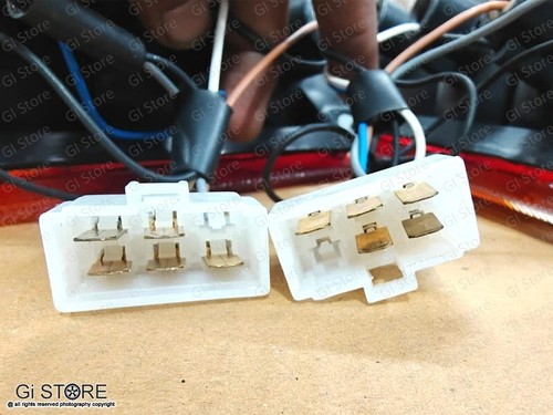 Rear Light Pair For TATA Telcoline TelcoSport 2002-2007 Tail Lamp With LED Bulb - Picture 5 of 6