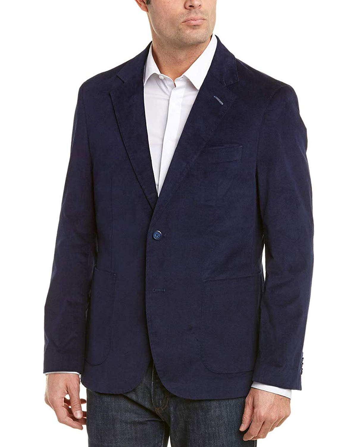 Мужское приталенное спортивное пальто из бархата TailorByrd 40 темно - синий цвет Новая Зеландия 395 долларов США 15390₽