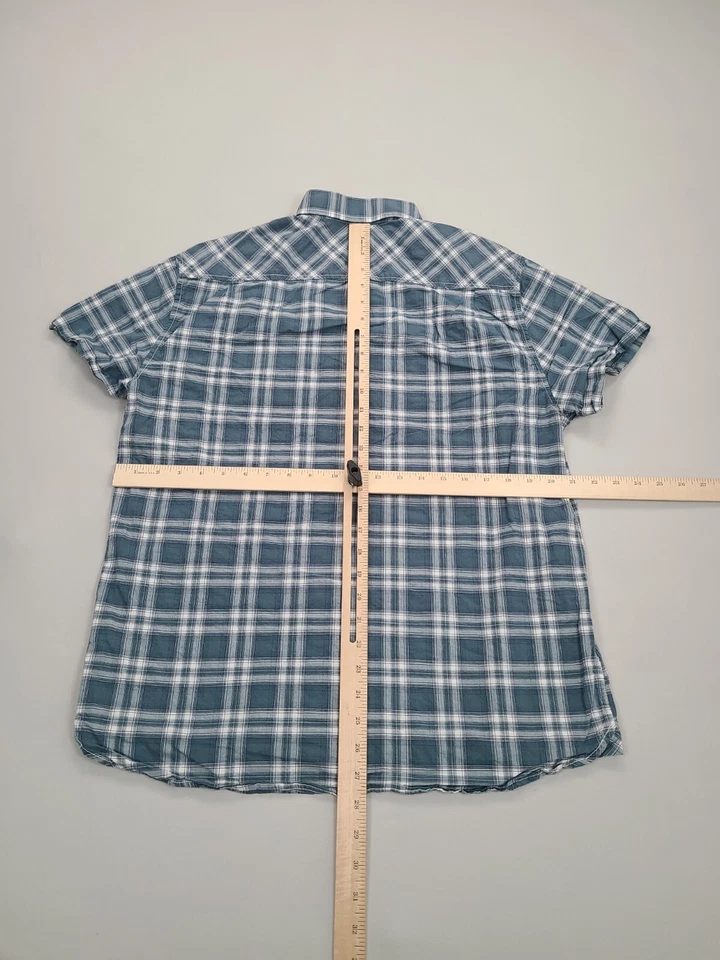 Boston Traders Shirt Adult Large Blue Button Up Casual Comfort Stylish Mens - Image 3 of 4