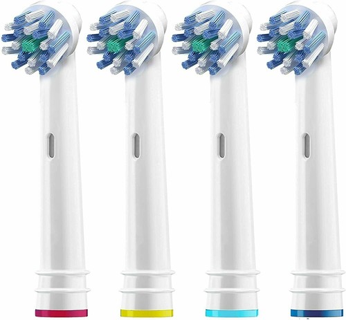 Alayna Replacement Toothbrush Heads Compatible with Oral B Crossaction (4 Pack) - Picture 2 of 8