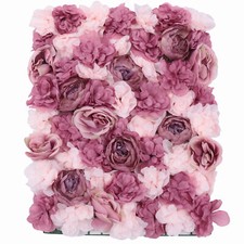 Elegant Artificial Fake Rose Silk 6Pcs Pink Mauve Flower Indoor Warm Decor Gift