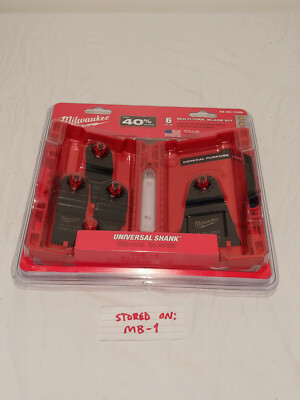 MILWAUKEE 48-90-1006 MULTI-TOOL,6 PC SET, BLADE KIT - NEW/SEALED