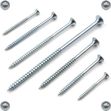 Spanplattenschrauben Holzschrauben Torx verzinkt Teilgewinde Ø 3x25 - 6x240