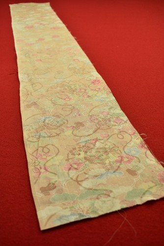 Japanischer Stoff Vintage Kimono Seide Antik BORO Patch gefärbt Textil 41"/XY45/35 - Bild 5 von 7
