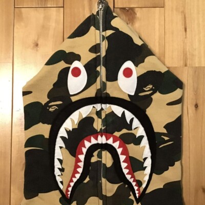 1ST SHARK FULL ZIP HOODIE シャークパーカー NIGO A BATHING APE（アベイシングエイプ） パーカー 1ST SHARK FULL ZIP