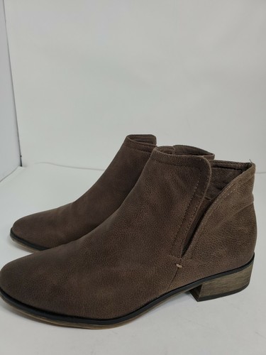 Bamboo woman Brown Ankle Boots Elastic 