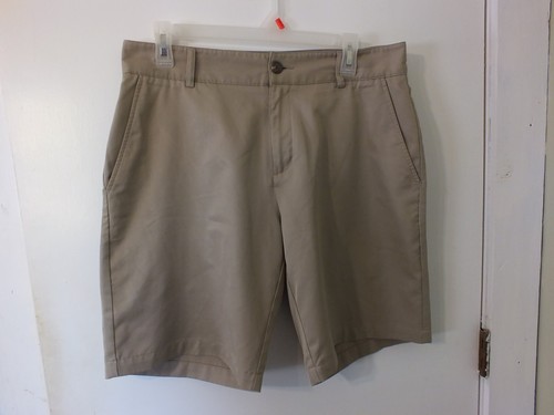 Adidas Golfshorts Herren Größe 32 beige Climalite Stretch Chino Schrittlänge 10"