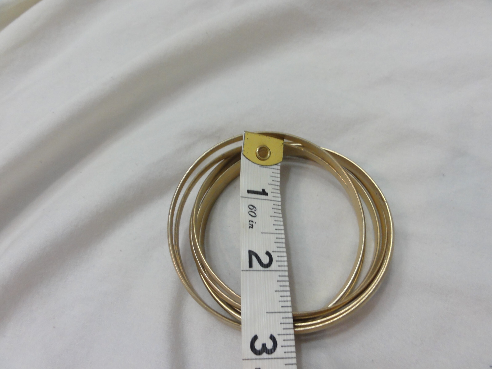 Interlocking Bangle Bracelet Set 6 Design Brushed… - image 5