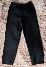 Hanes Girls Black Sweatpants Elastic Waist & ...