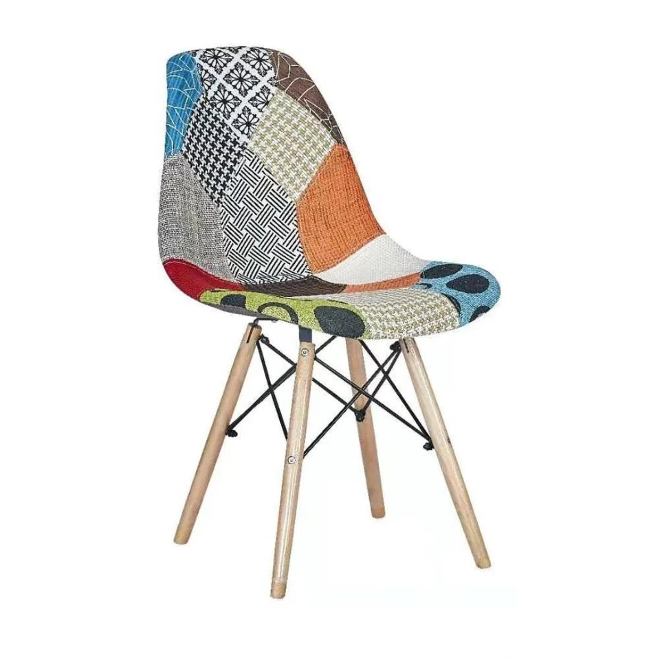 BUYBUY Sedia serie Picasso in PP con seduta in spugna ricoperta con stoffa in st