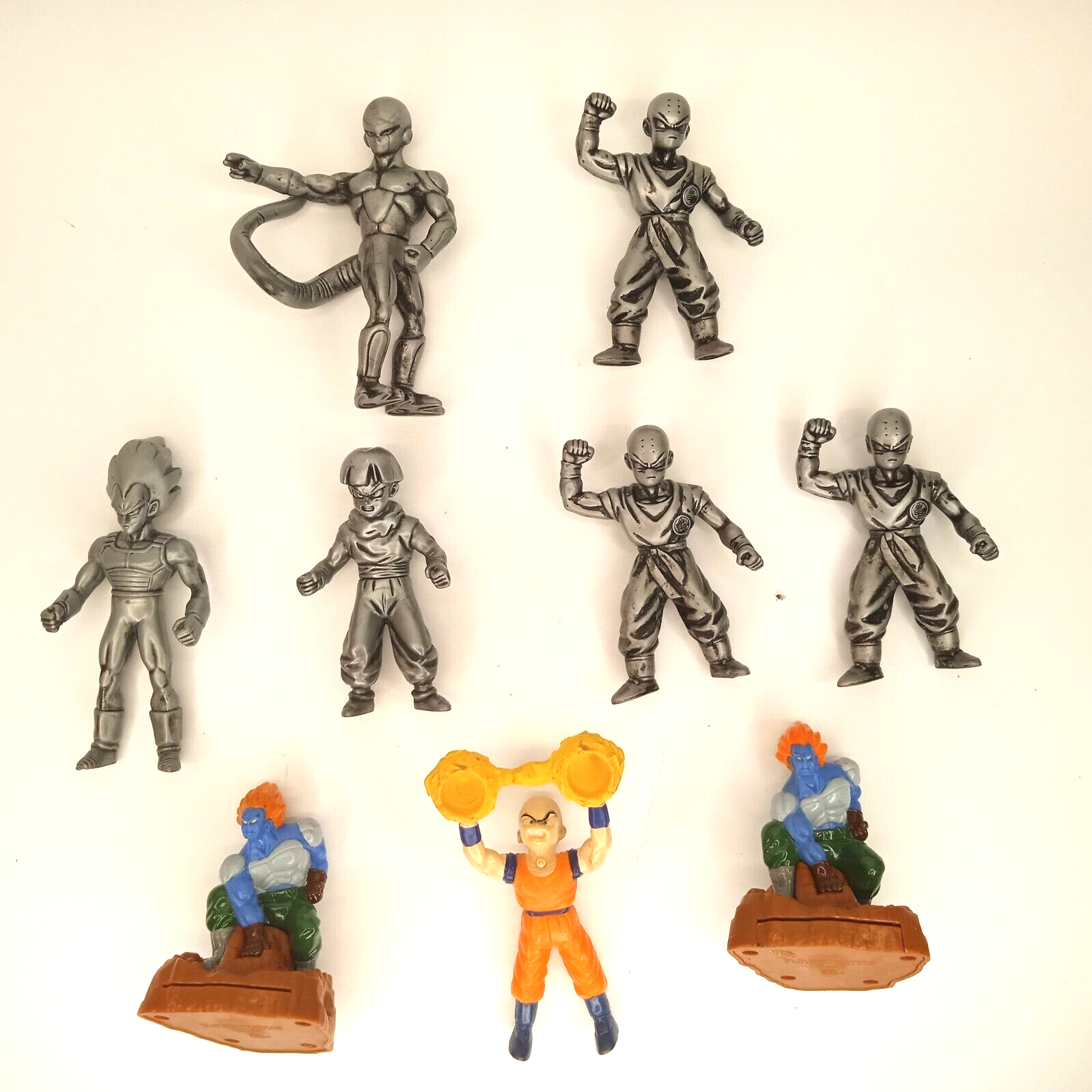 Vintage Dragon Ball Z Lot of 9 Burger King 2000 Figures Army Builder B31