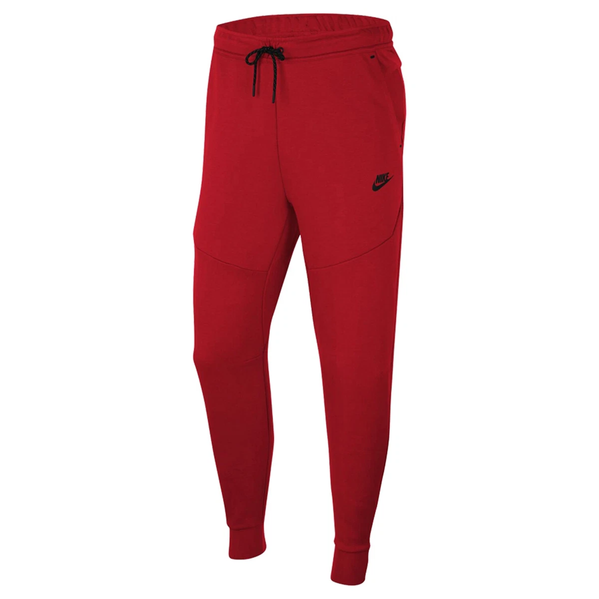 Nike black top and red joggers