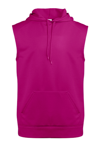 Herren Ärmellos Pullover Kapuzenpullover Einfarbig Baumwolle Weste Hoodie Taschen - Bild 11 von 13