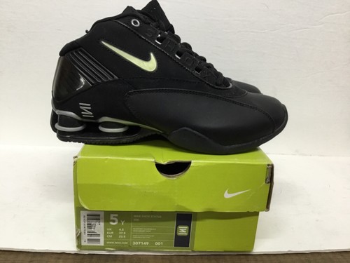 Nike Shox estado (grade-school) Niños Zapatillas Estilo # 307149 001 tamaño  5y Negro \