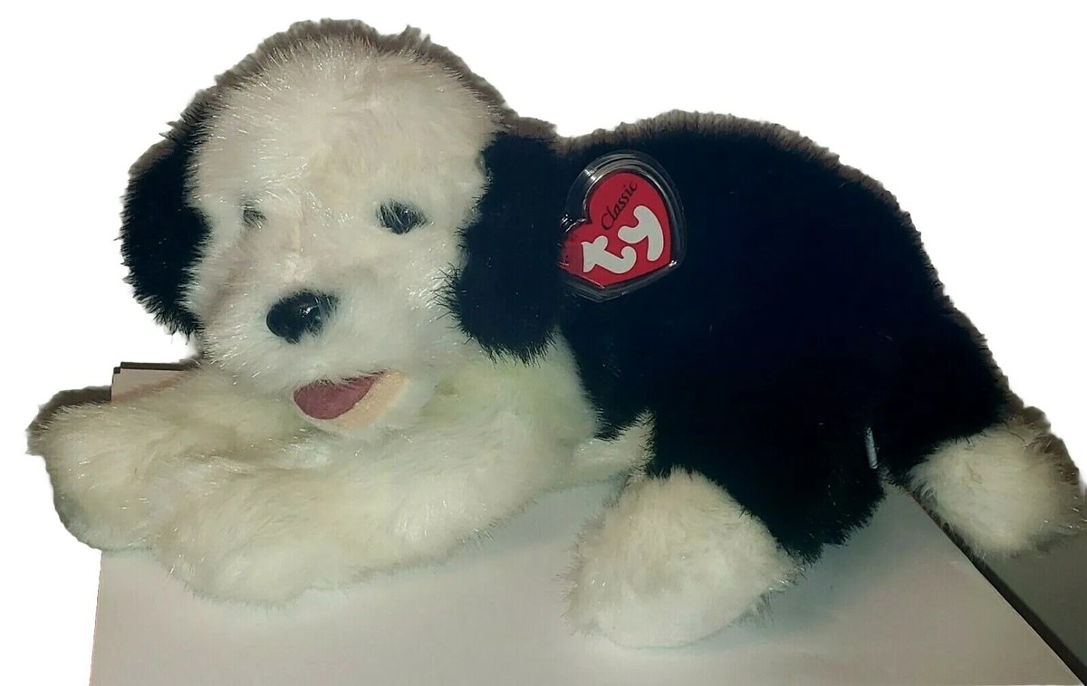 Ty Classic Large Plush - DODGES the Dog (12 Inch) MWMTs Stuffed