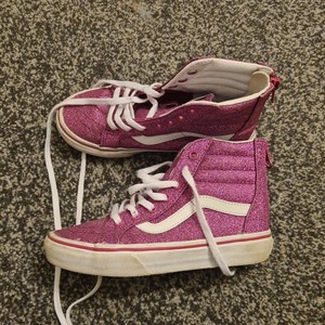 pink vans size 1