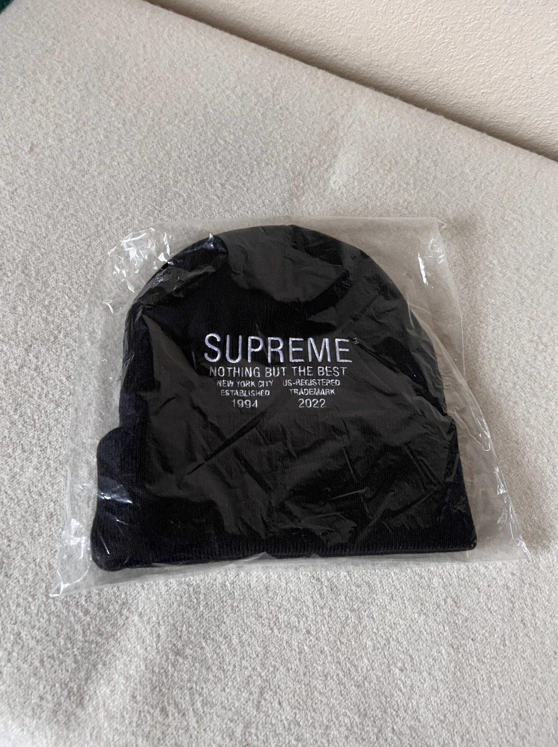 Supreme Nothing But The Best Beanie   Noir   NEUF
