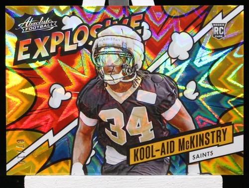 2024 Panini Absolute Kool-Aid McKinstry Explosive RC Gold #07/10 SSP Saints