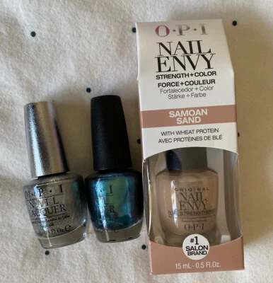 OPI Nagellack X 2 & Samoan Sand Nail Envy - Bild 1 von 4