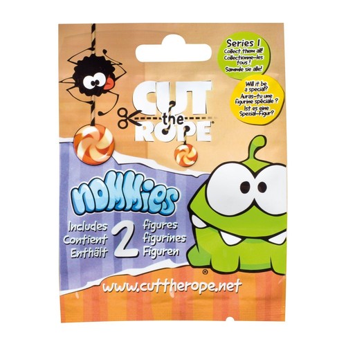 Cut the Rope Nommies Series 1 Blind Sealed Foil Bags incl 2 random Nommies 27220