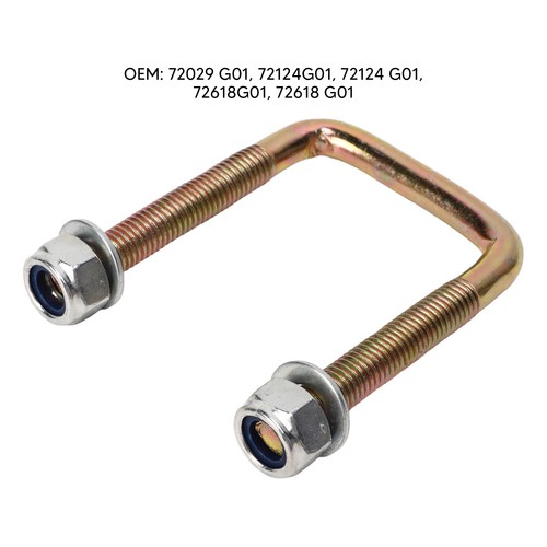 2pcs Cart Leaf Spring U Bolt With Screw Nut Steel Alloy 72618 G01 - Picture 11 of 12