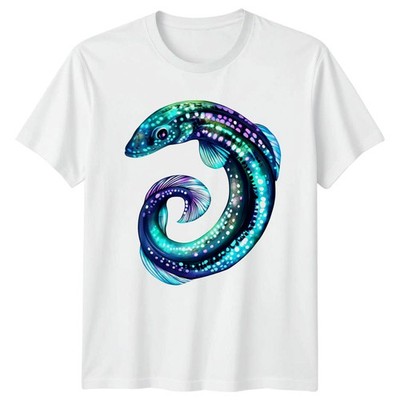 Mystic Ocean Aal T-Shirt Bioluminescent Sea Creature Geschenk für Sie und Ihn