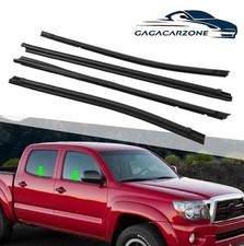 4 Piece Window Weatherstrip Molding Seal Belt For Toyota Tacoma 2005-2015