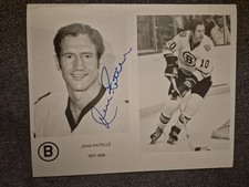 Signed Jean Ratelle 8x10 Photo